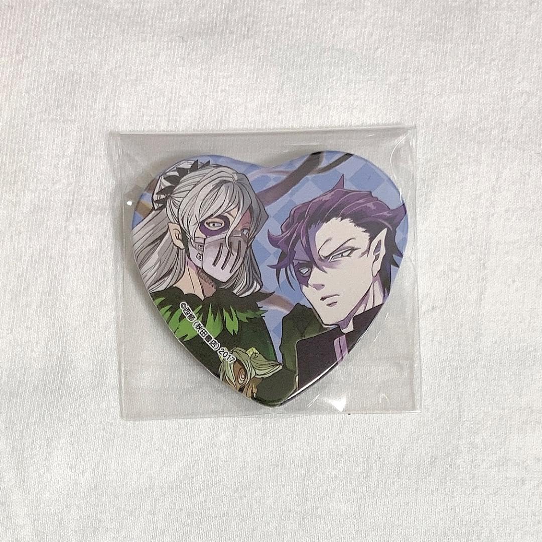 魔入間　バラム　カルエゴ　ハート缶バッジ Amazon.co.jp: 魔入りました入間くん カルエゴ バラム ハート缶バッジ